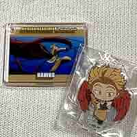ホークス　アクリルスタンド　コロッタ　僕のヒーローアカデミア　アニメイト　カフェ 僕のヒーローアカデミア ホークス 努力 アクリル コロッタ